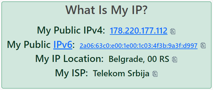 Koja je naša IP adresa pre upotrebe VPN-a